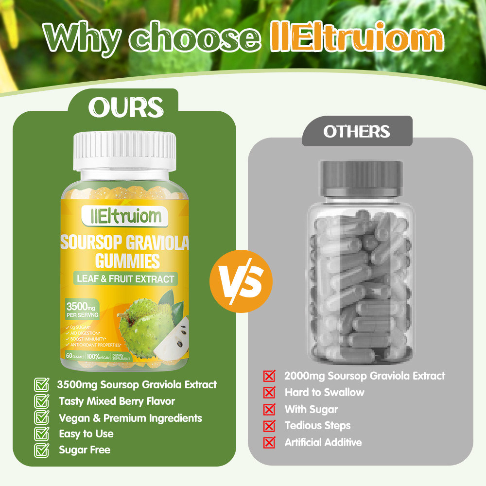 Soursop Gummies for Adults